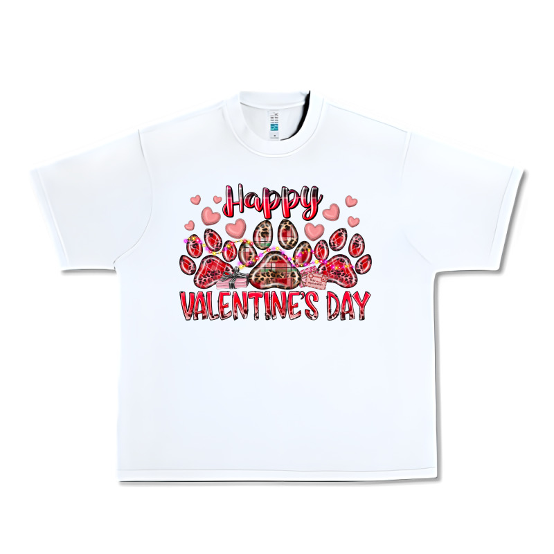 Happy Valentines Day Dog Pet Urban Heavy Tee by RacoonDesign | Teevron