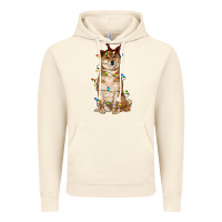 Vintage Artic christmas lights shiba inu Vintage Hoodie - RanaPortraitStore