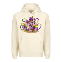 Sandshell Mardi Gras pig Premium Hoodie - LillyAllenDesigns