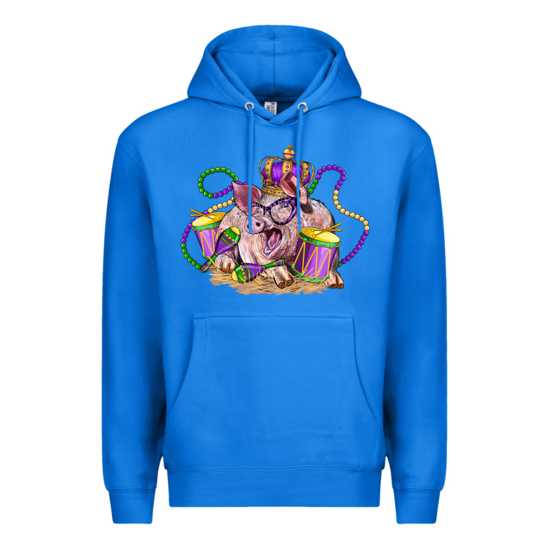 Mardi Gras Pig Premium Hoodie by LillyAllenDesigns | Teevron