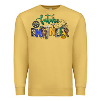 Antique Gold future engineer Premium Sweatshirt - NancyCooperArtShop