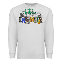 Dove Grey future engineer Premium Sweatshirt - NancyCooperArtShop