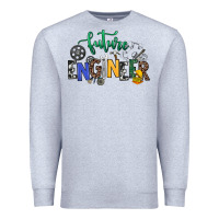 Heather Grey future engineer Premium Sweatshirt - NancyCooperArtShop