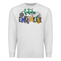 Oatmeal Heather future engineer Premium Sweatshirt - NancyCooperArtShop