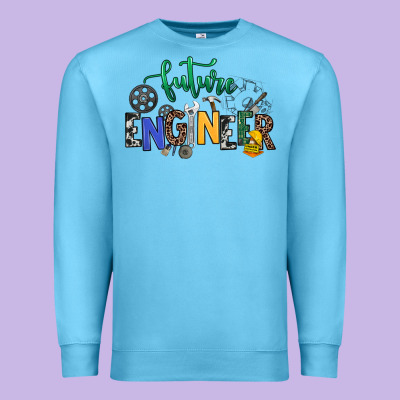 Future Engineer Premium Sweatshirt Designed By Nancycooperartshop