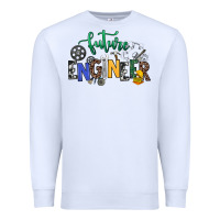 White future engineer Premium Sweatshirt - NancyCooperArtShop