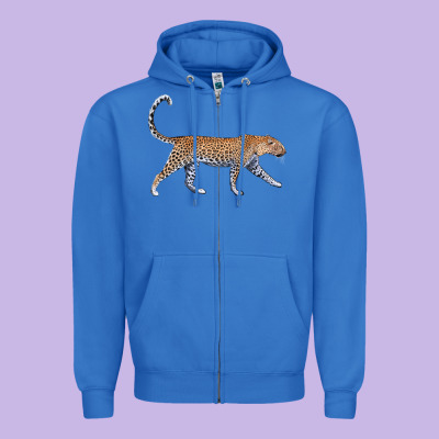 Leopard Zipper Hoodie Designed By Lillyallendesigns