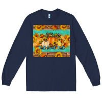 Navy Fall sweet fall Long Sleeve Tee - Artiststas