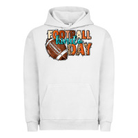 Pigment Lunar Rock Football kinda day Urban Hoodie - NancyCooperArtShop