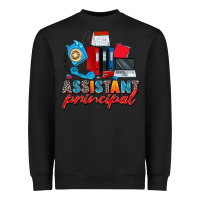 Black assistant principal Heavyweight Sweatshirt - Zillion Design Studio