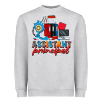 Heather Grey assistant principal Heavyweight Sweatshirt - Zillion Design Studio