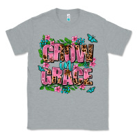 Heather Grey grow in grace Classic Tee - AdoDesignShop