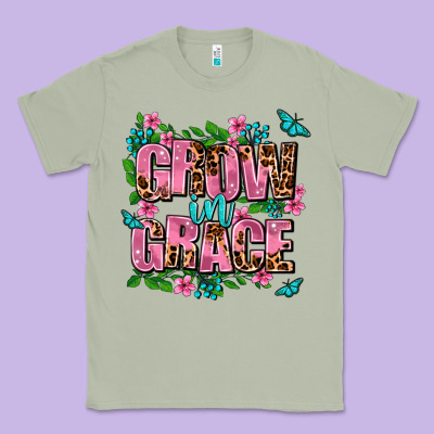 Grow In Grace Classic Tee Designed By Adodesignshop