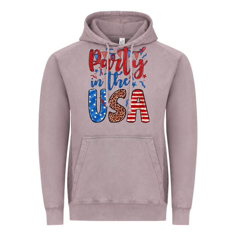 Party In The Usa Vintage Hoodie by JahusDesignShop | Teevron