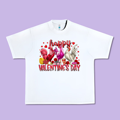 Happy Valentines Day Urban Heavy Tee Designed By Racoondesign