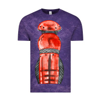 Cloud Purple red leg guard fa element Vintage Tee - FaDigitalArtStudio