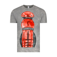 Cloud Rock red leg guard fa element Vintage Tee - FaDigitalArtStudio