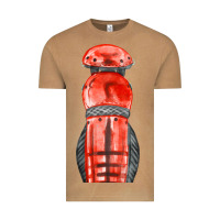 Red Leg Guard Fa Element Vintage Tee | Teevron