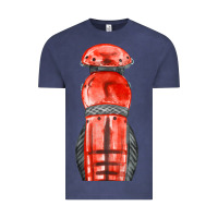 Vintage Denim red leg guard fa element Vintage Tee - FaDigitalArtStudio