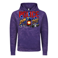 Cloud Purple police mom Vintage Hoodie - Zillion Design Studio