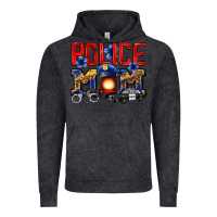 Vintage Black police mom Vintage Hoodie - Zillion Design Studio