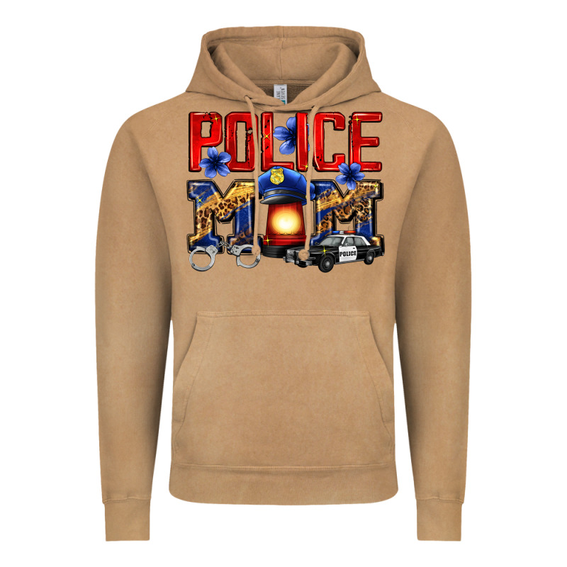 Police Mom Vintage Hoodie by Zillion Design Studio | Teevron