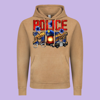 Police Mom Vintage Hoodie Designed By Zillion Design Studio