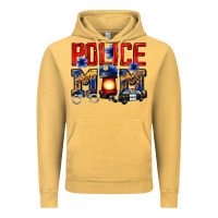 Vintage Mustard police mom Vintage Hoodie - Zillion Design Studio