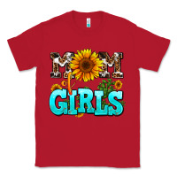 Red mom of girls Classic Tee - AdoDesignShop