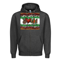 Charcoal Heather Peace Love Christmas Trees Zipper Hoodie - Jasminsmagicworld