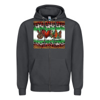 Smoke Peace Love Christmas Trees Zipper Hoodie - Jasminsmagicworld