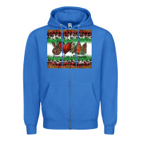True Royal Peace Love Christmas Trees Zipper Hoodie - Jasminsmagicworld
