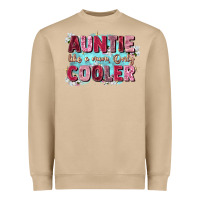 Auntie Like Mom Only Cooler Heavyweight Sweatshirt | Teevron