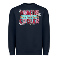 Navy auntie like mom only cooler Heavyweight Sweatshirt - Zillion Design Studio