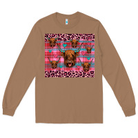 Toasted Coconut highland cow valentines Long Sleeve Tee - JahusDesignShop