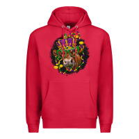 Cardinal Mardi Gras red Angus Premium Hoodie - LillyAllenDesigns