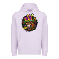 Lilac Mardi Gras red Angus Premium Hoodie - LillyAllenDesigns
