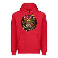 Red Mardi Gras red Angus Premium Hoodie - LillyAllenDesigns