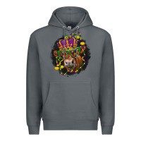 Rock Mardi Gras red Angus Premium Hoodie - LillyAllenDesigns