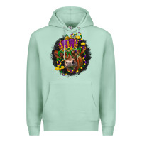 Seafoam Mardi Gras red Angus Premium Hoodie - LillyAllenDesigns