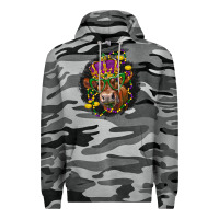 Slate Camo Mardi Gras red Angus Premium Hoodie - LillyAllenDesigns