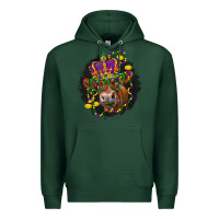 Sports Green Mardi Gras red Angus Premium Hoodie - LillyAllenDesigns