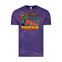 Cloud Purple rawr means grateful in dinosaur Vintage Tee - CowhideDigitalArt