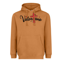 Meerkat valentine cross glitter Heavyweight Hoodie - MaliasSmallBusiness