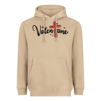 Mushroom valentine cross glitter Heavyweight Hoodie - MaliasSmallBusiness