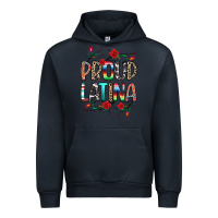 Navy Proud Latina Urban Hoodie - texasbilliewilder