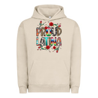 Pigment French Oak Proud Latina Urban Hoodie - texasbilliewilder