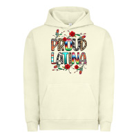 Pigment Pistachio Proud Latina Urban Hoodie - texasbilliewilder