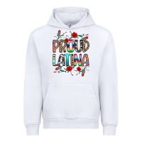 White Proud Latina Urban Hoodie - texasbilliewilder
