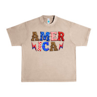 French Oak america thunderbolt Urban Heavy Tee - HRA Design Shop